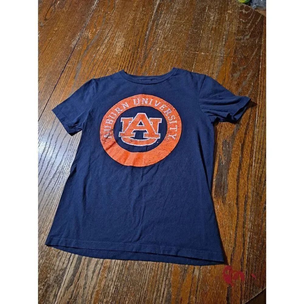 Kid Large National Collegian Wildcat Retro Auburn University Short Sleeve TShirt